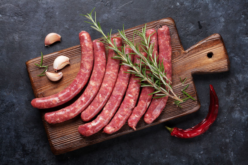 Bratwurst Grillwurst ist immer lecker. Egal zu Eintopf, Grünkohl oder einfach klassisch gegrillt. 